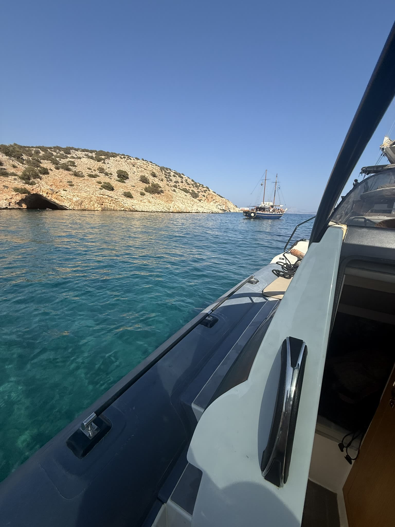 SeaLion Cruises boat at Kleftiko