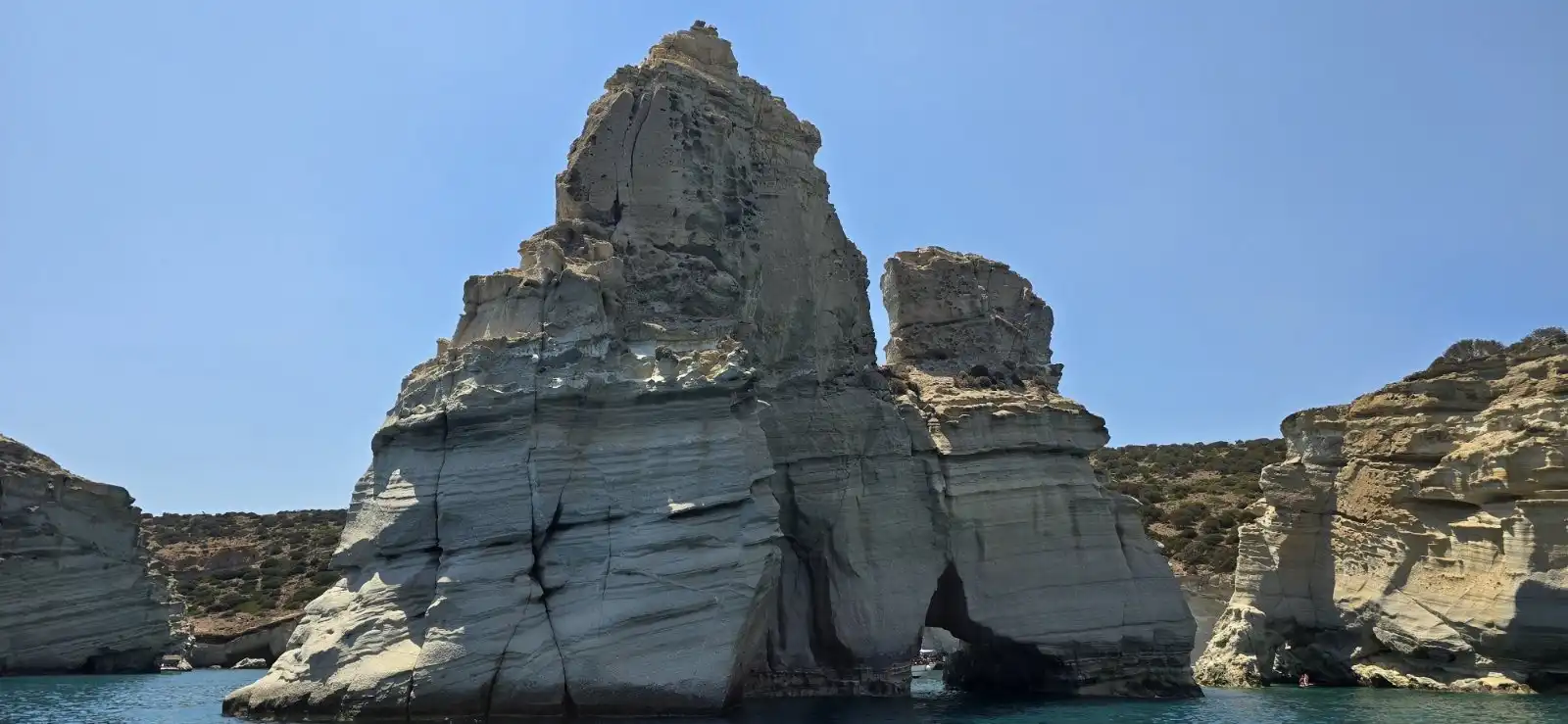 Kleftiko rock formation Milos