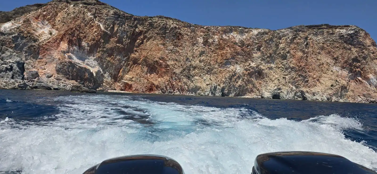 Volcanic coastline